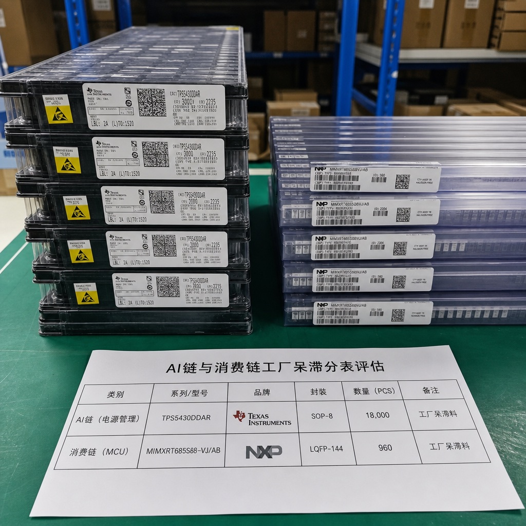 AI相关料与消费类料分堆库存