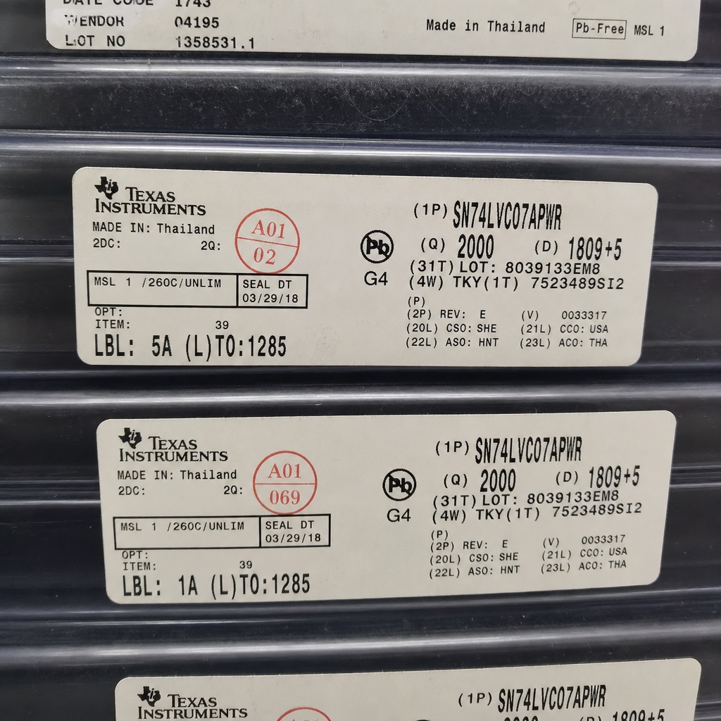 分表评估用型号批次标签同框