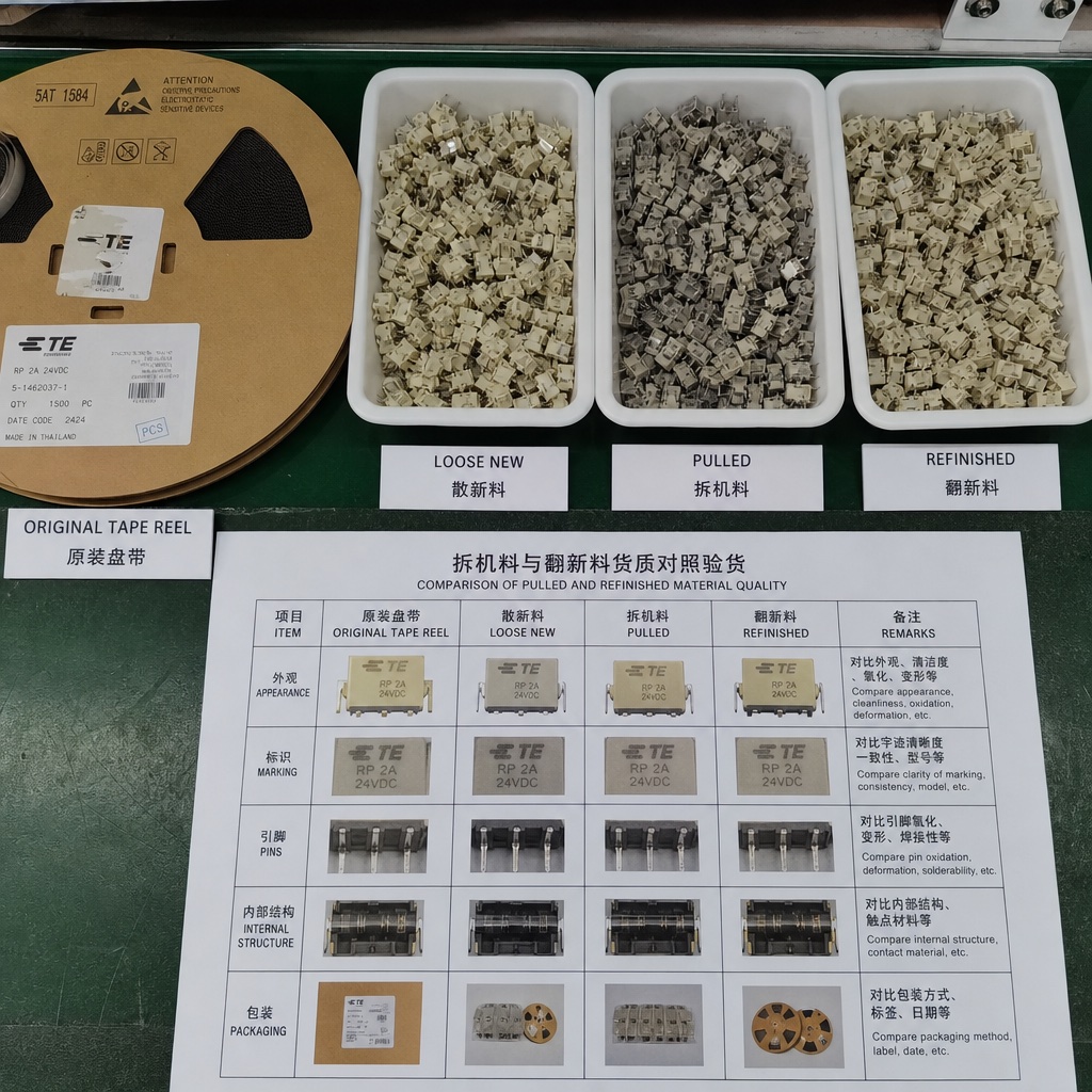 拆机翻新原装散新四维对照表现场